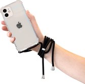 Mobiparts  Apple iPhone 12 Mini Zwart hoesje met koord