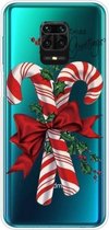 Voor Xiaomi Redmi Note 9S Christmas Series Transparante TPU beschermhoes (grote kruk)