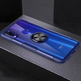 Krasbestendige TPU + acryl ringbeugel beschermhoes voor Xiaomi Redmi 7 (blauw)