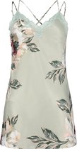 Hunkemöller Dames Nachtmode Slipdress Satin  - Blauw - maat XL