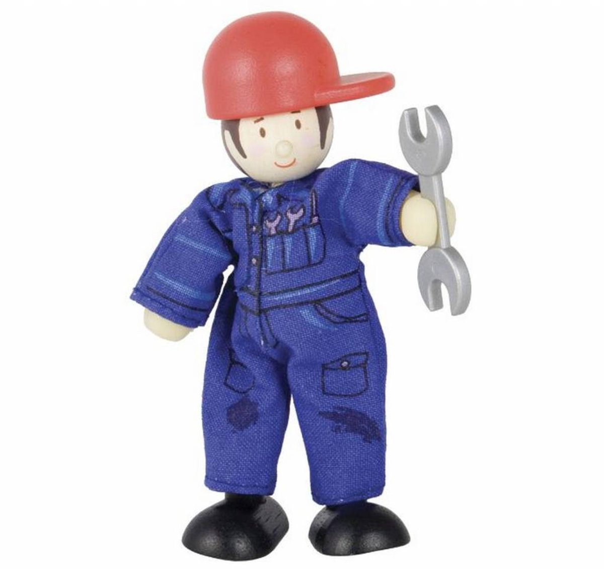 Poppenhuispoppetje jongen - Monteur - Budkins