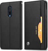 Voor Xiaomi Redmi K30 Kneed Skin Texture Horizontaal Flip Leather Case met Fotolijst & Holder & Card Slots & Wallet (Zwart)