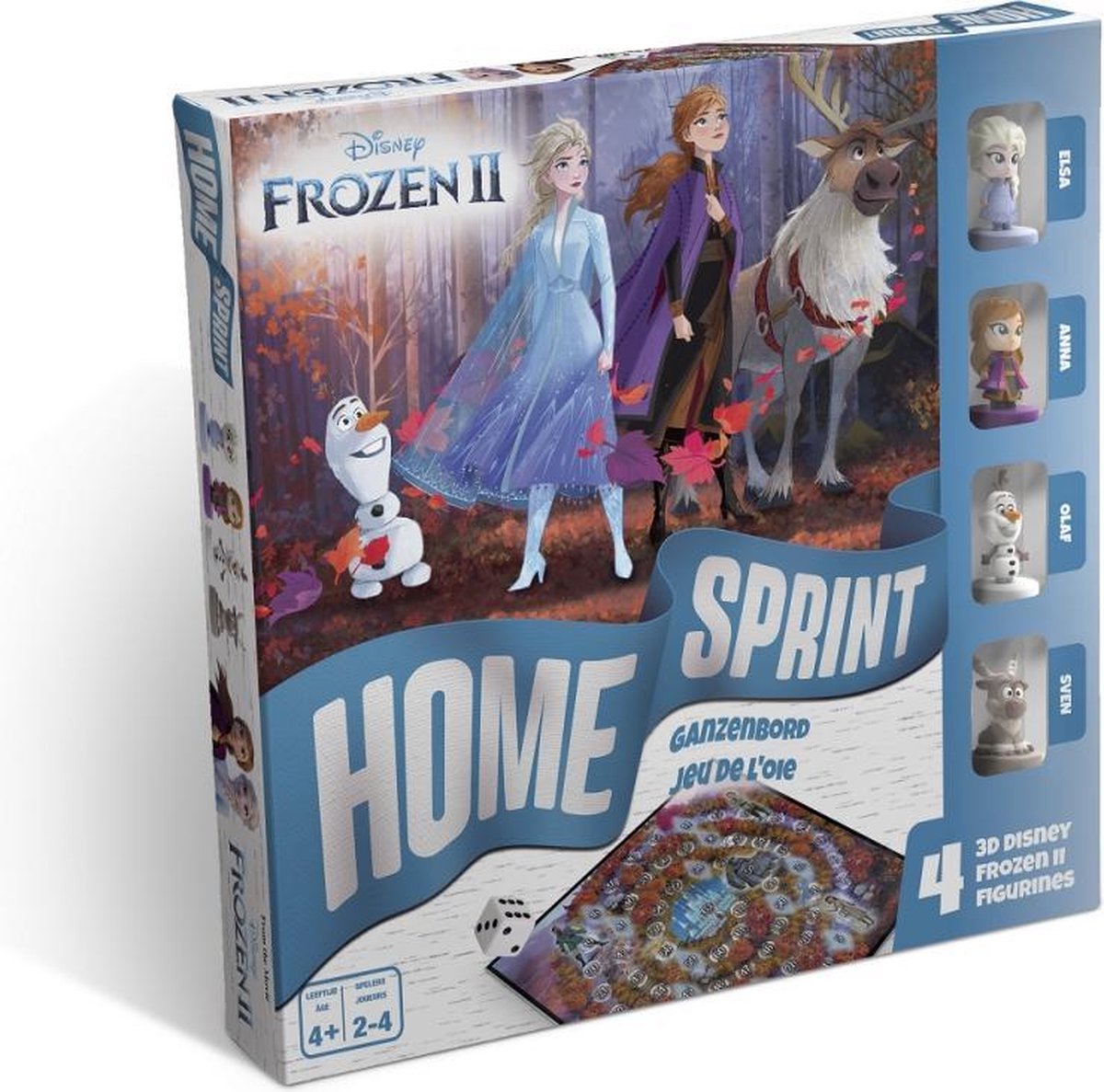 krijgen Verleiding Zin Frozen 2 bordspel - 4 mini figuurtjes (Anna, Elsa, Olaf en Sven) | Games |  bol.com