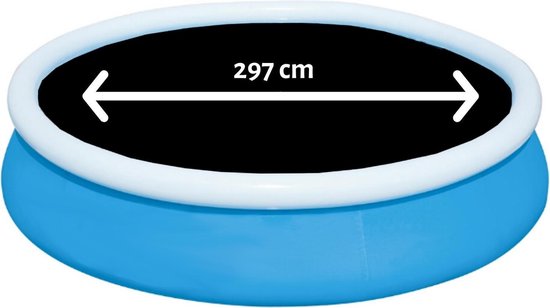 Steel Pro Animaux Ronde 305x66 cm - Deal Piscine Deluxe