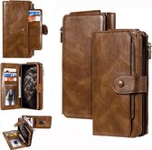 Voor iPhone 11 Pro Retro multifunctionele horizontale flip PU lederen tas met kaartsleuf en houder & portemonnee en fotolijst (bruin)