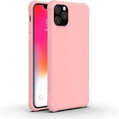 Voor iPhone 11 schokbestendig Frosted ultradunne TPU beschermhoes (roze)