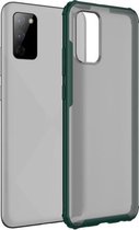 Voor Samsung Galaxy A02s (EU-editie) Vierhoekige schokbestendige TPU + pc-beschermhoes (groen)