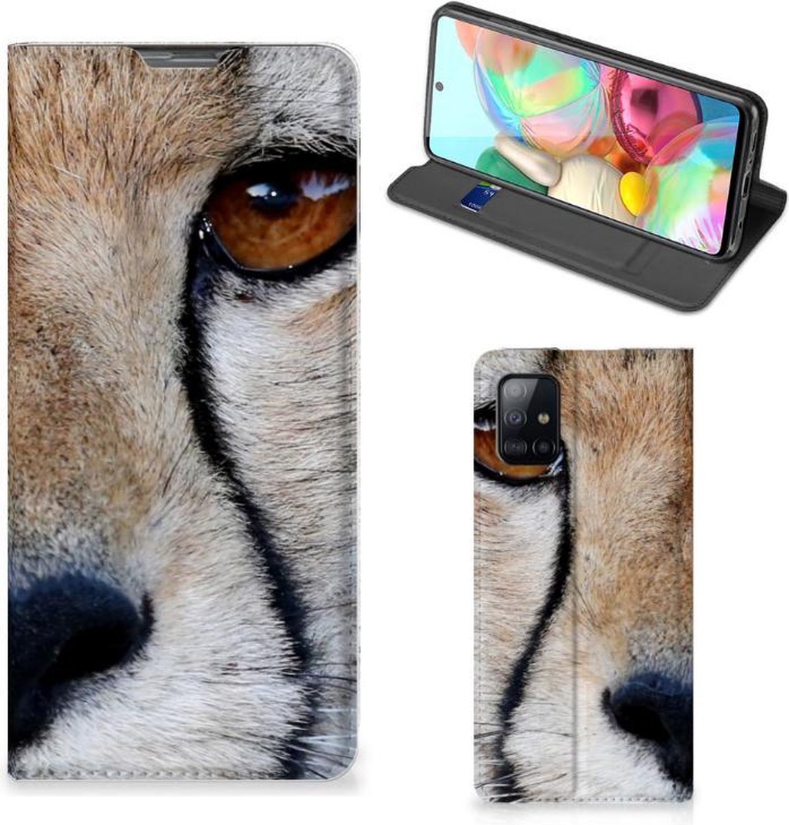 Samsung Galaxy A71 Hoesje maken Cheetah