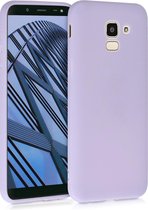 kwmobile telefoonhoesje geschikt voor Samsung Galaxy J6 - Hoesje voor smartphone - Back cover in lavendel
