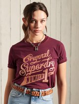 Superdry Dames tshirt Sprankelend T-shirt met glitters