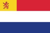 Vlag Nederland met inzet Zuid-Holland 70x100cm