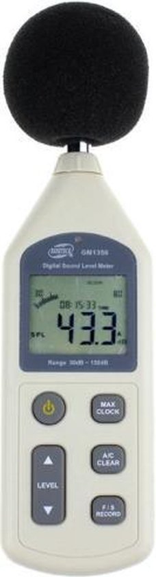 Video's over Wat is Geluidniveaumeter Geluidsmeter met meetbereik 30~130dba