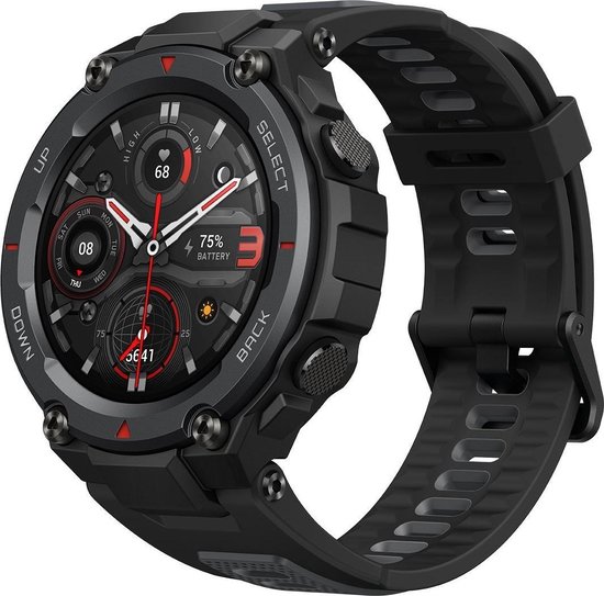 Montre Connectée Amazfit T-Rex 3 Pro - GPS Double Bande, Écran AMOLED Saphir, Lampe, Autonomie 25 Jours