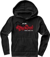 KingRock Studio  Hoodie | Rood | Heren / Dames | Original & Vintage Hoodie met Capuchon | Perfect Kleding Trui Verjaardag Cadeau |