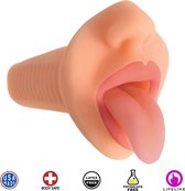 Courtney Vibrating Mouth Stroker - Vanilla