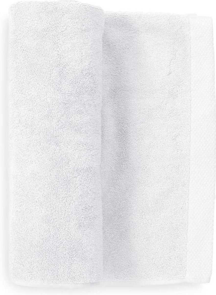 3x Premium Katoen Handdoeken Wit | 50x100 | 650 gr/m2 Europees Kwaliteit | Vochtabsorberend En Zacht