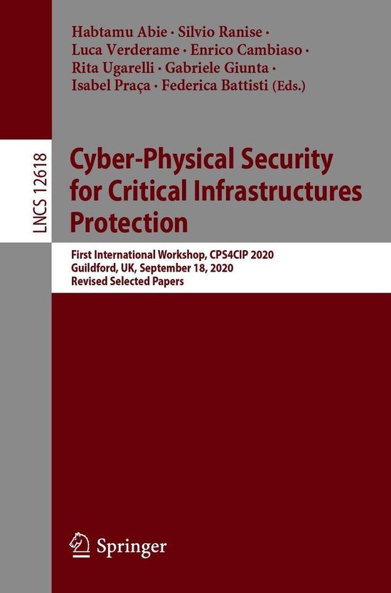 Springer Nature Proceedings Computer Science - Cyber-Physica ... - cover