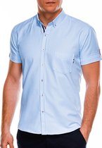 Overhemd - Heren - korte mouw - K489 - Lichtblauw
