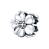 bloemen bedel | 3 flowers bead | Zilverana | geschikt voor Biagi , Pandora , Trollbeads armband | 925 zilver