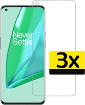 OnePlus 9 Screenprotector - OnePlus 9 Screenprotector Bescherm Glas - OnePlus 9 Screen Protector Glas Extra Sterk - 3 Stuks