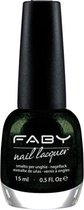 Faby Nagellak Are You Ac Or Dc? Dames 15 Ml Vegan Donkergroen