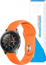 Siliconen smartwatch bandje – Oranje 20mm - Universeel