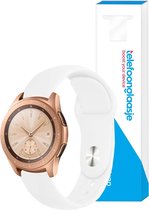 Siliconen smartwatch bandje – Wit 22mm - Universeel
