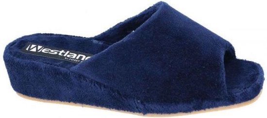 Westland MARSEILLE - Dames pantoffels - Kleur: Blauw - Maat: 41