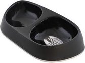 Moderna Sensi Bowl - Dubbele Voerbak - Zwart
