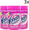 Vanish Oxi Action Colour Safe Base Poeder - Voor Witte en Gekleurde Was - 1,5kg x3