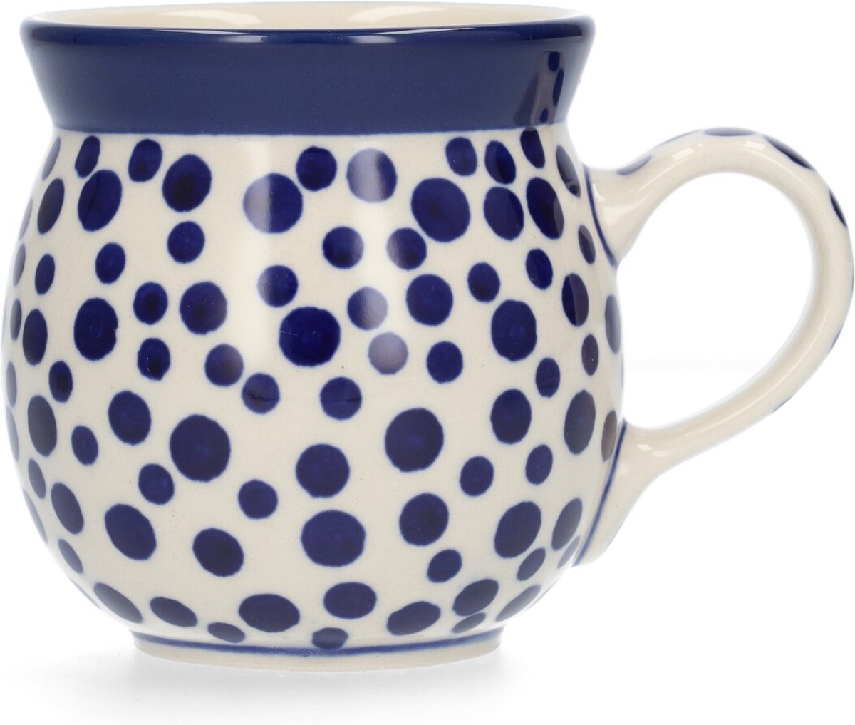 Bunzlau Castle | Boeren mok 240 ml - Crazy Dots | Handgemaakt | Koffie beker | kop