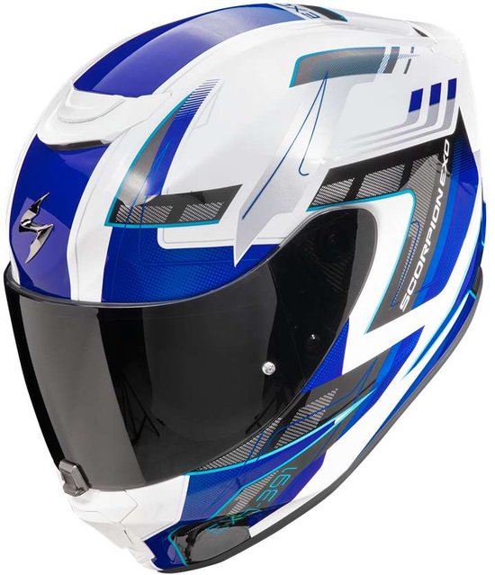 Scorpion EXO 391 CAPTOR - Wit/Blauw