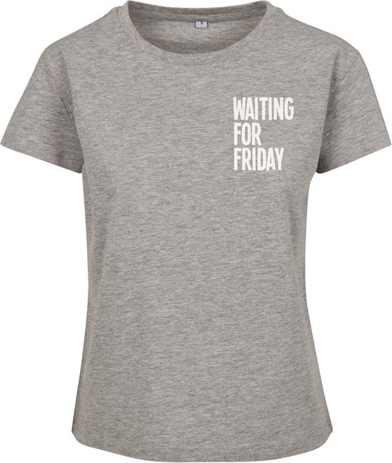 Mister Tee - Waiting For Friday Box Dames T-shirt - Grijs