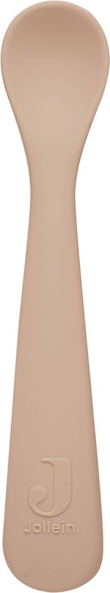 Cuillère en Siliconen Jollein - Pink pâle - 2 pièces