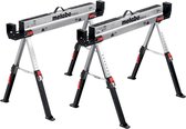 Bol.com Metabo MAB 82 626990000 Werkbok 590 kg 10.2 kg 2 stuk(s) - MAB82 schragen van metaal met verstelbare poten inklapbaar aanbieding