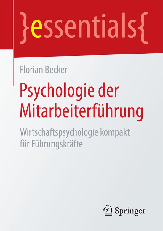 Psychologie der Mitarbeiterfuehrung - cover