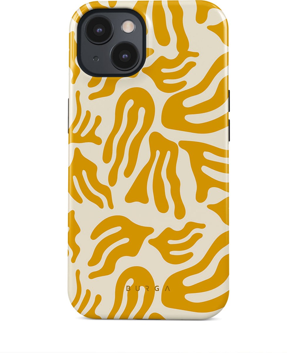 BURGA Telefoonhoesje voor iPhone 13 - Schokbestendige Hardcase Hoesje - Sunbeams