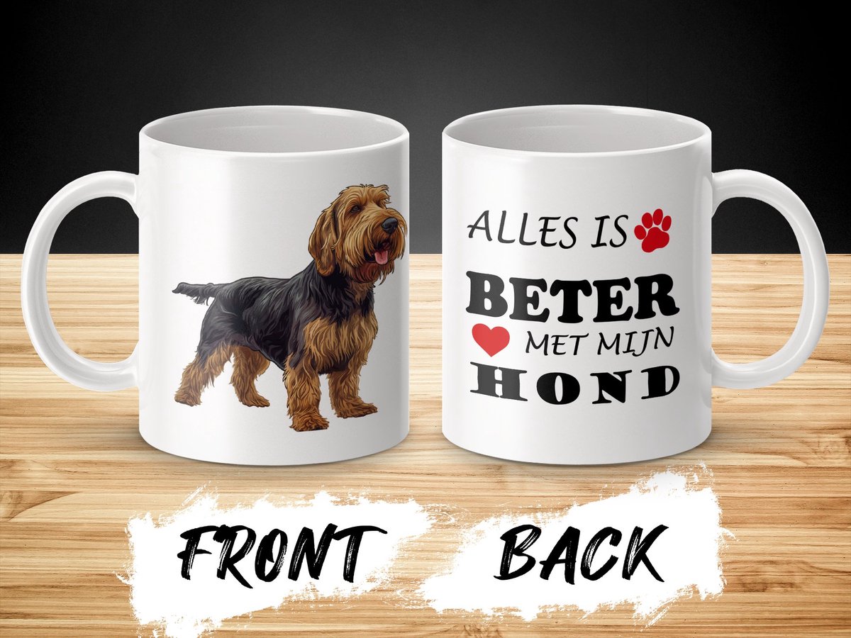 Mok Otterhound Alles is beter met mijn hond - dog - doglover