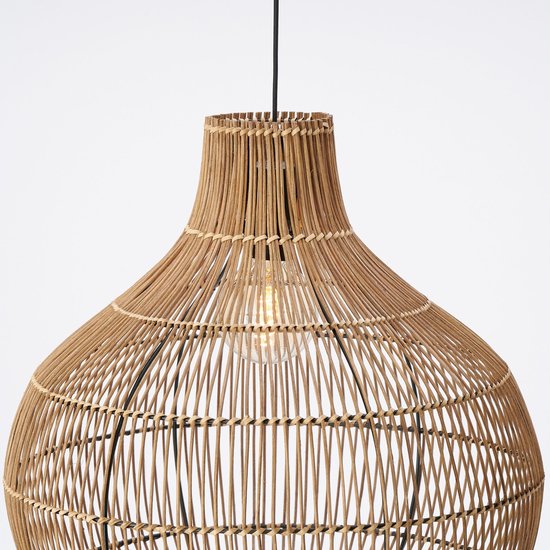 Light & Living Hanglamp Pacino - Bruin - Ø50cm - Bohemian - Hanglampen Eetkamer, Slaapkamer, Woonkamer