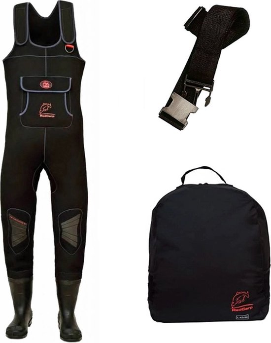 Behr Neoprene Waders Red Carp Size 47/48 Bag Belt Waadpak bol
