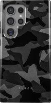 BURGA Telefoonhoesje voor Samsung Galaxy S24 Ultra - Schokbestendige Hardcase Hoesje - Night Black Camo