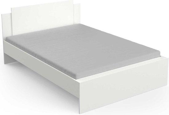 CBA - Bed Maura 140 x 190cm/ - 140x200 - Wit
