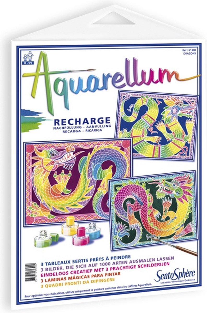 Aquarellum Navulling - Draken