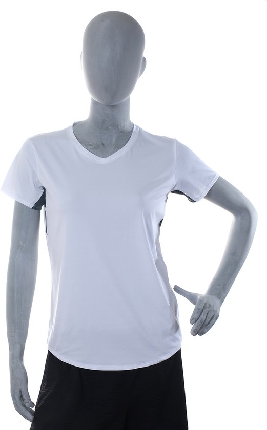 PUNTAZO Padel T-shirt Dames Chemise de sport EXTRA LARGE blanc Manches courtes