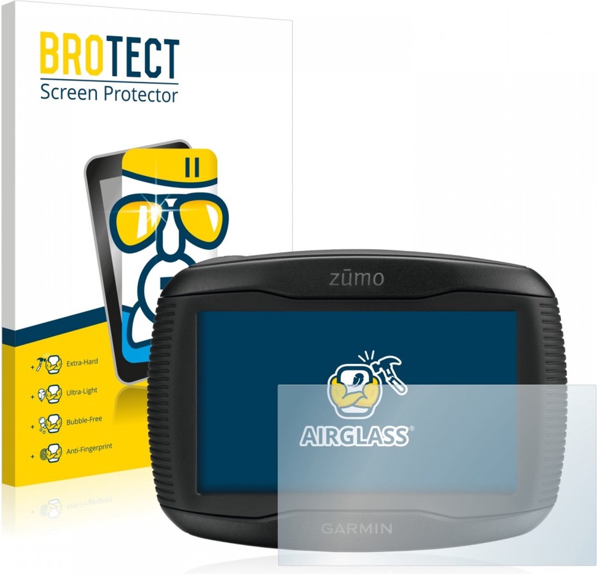 Screenprotector voor Garmin zumo 395LM Beschermglas transparant
