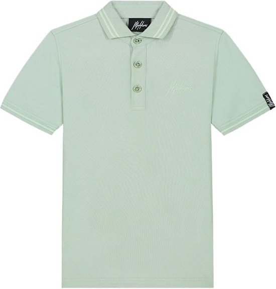 Polo shirt signature - Aqua grijs/mint