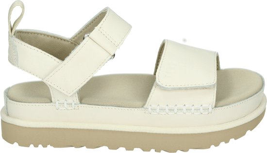 UGG GOLDENSTAR W - Sandalen met hakDames Sandalen - Kleur: Wit/beige - Maat: 37