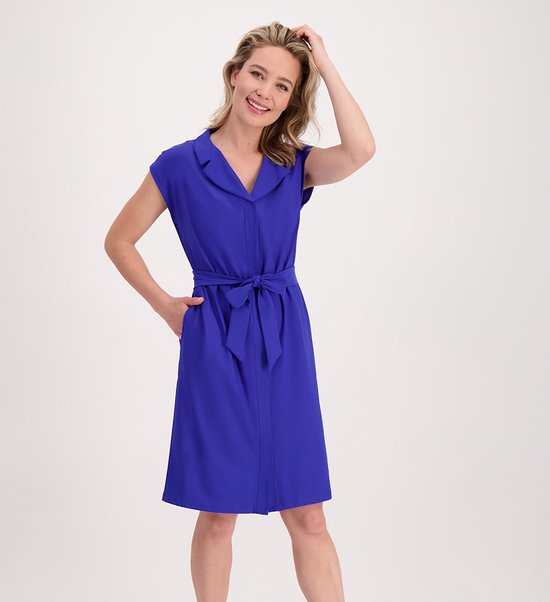 Tunique bleue Je m'appelle - Femme - Tissu de voyage - Taille 38 - 6 tailles disponibles