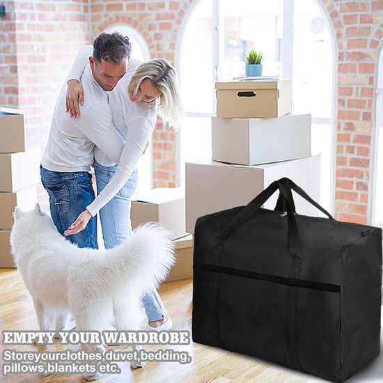 Extra grote trekkoord tas, 94cm x 120cm waterdichte opbergtas, Oxford stof Quilt Organizer, beddengoed kleding, schoenen dekbedovertrek