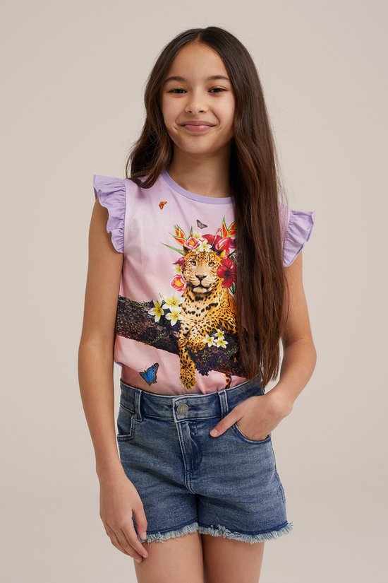 WE Fashion Meisjes T-shirt met dessin